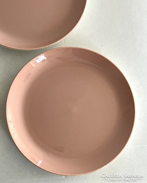 Retro, vintage 4db Kispest Gránit lapostányér, tányér