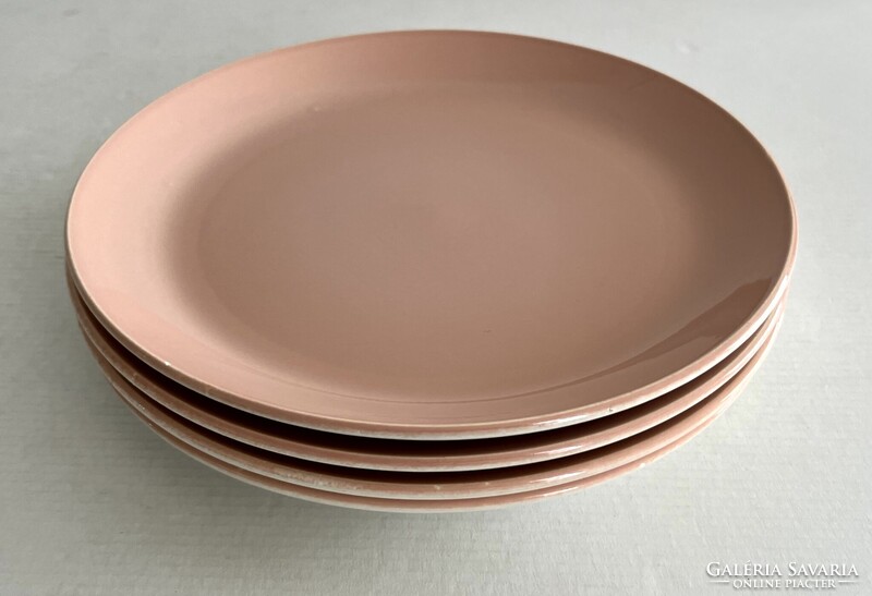 Retro, vintage 4db Kispest Gránit lapostányér, tányér