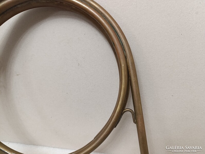 Antik trombita sárgaréz réz rézfúvós hangszer katona militari 888 1597