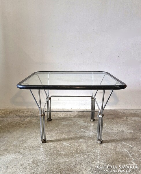 Mid century, vintage designer dohányzóasztal, dán