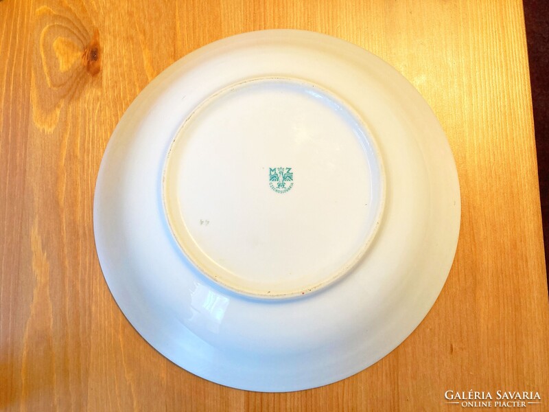 M&Z - Moritz Zdekauer - Csehszlovák - Porcelán kínáló tál - Virág mintás