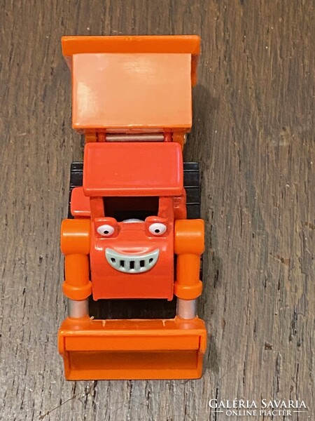 Markolós,lánctalpas kis autó. gyerekjáték.Hossza 7 cm. Teljesen új állapotban. Narancssárga színben.