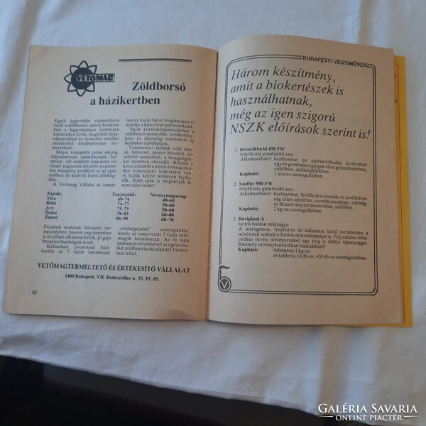Dr. Szent-Miklóssy Ferenc: Kertészkedjünk okosan /lektorálta Bálint György/   1989.