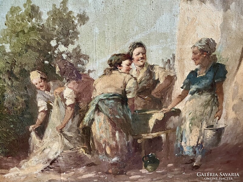 ÁCS ÁGOSTON TERE-FERE Tisztítás után 60x80cm