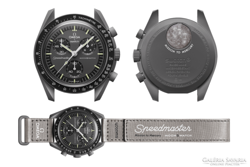 OMEGA karóra,Swatch Moonswatch Speedmaster óra + DOBOZ,összes modell,12 szín-bolygó