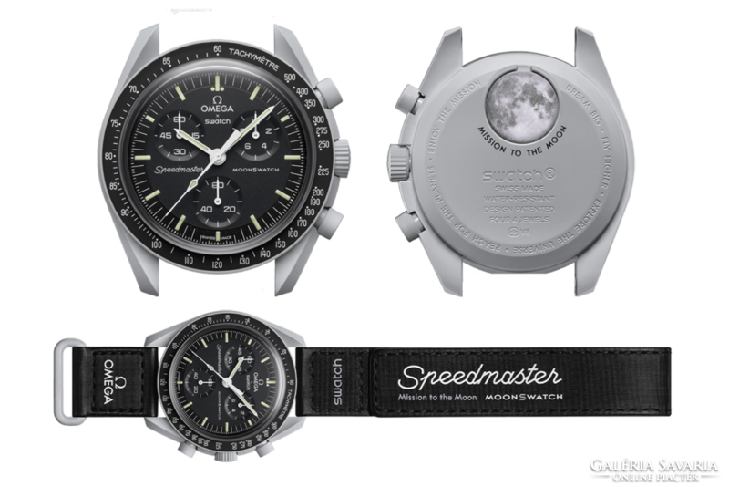 OMEGA karóra,Swatch Moonswatch Speedmaster óra + DOBOZ,összes modell,12 szín-bolygó