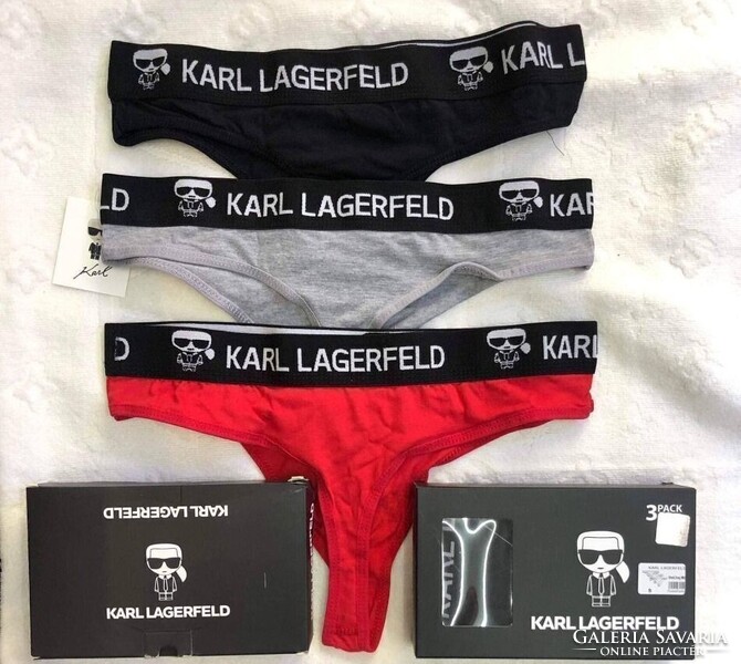 KARL LAGERFELD női alsó,bugyi,S.,3 darabos csomag