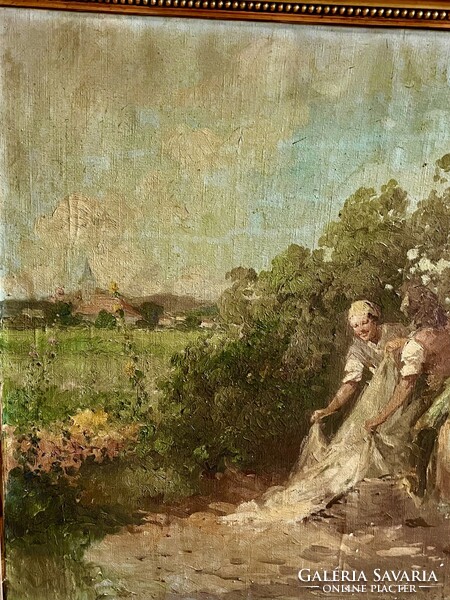 ÁCS ÁGOSTON TERE-FERE Tisztítás után 60x80cm