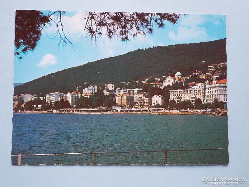 Képeslap (68) - Jugoszlávia (Horvátország) - Opatija (Abbázia) látképe 1980-as évek