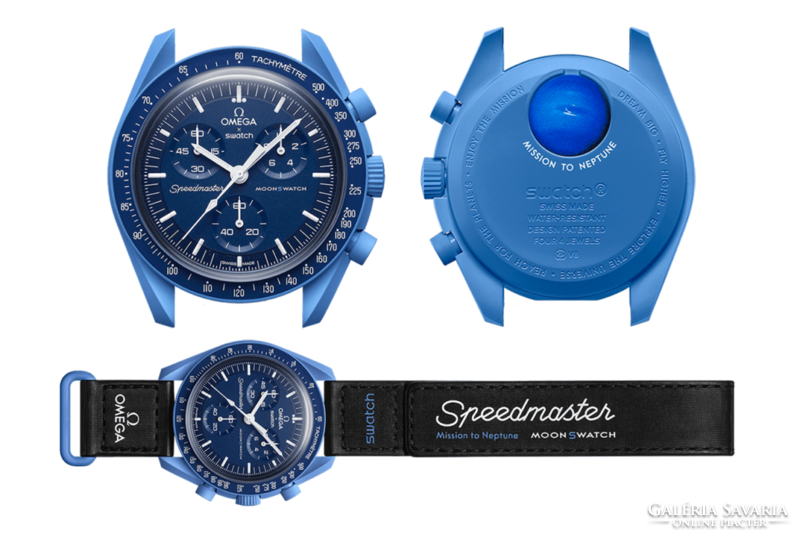 OMEGA karóra,Swatch Moonswatch Speedmaster óra + DOBOZ,összes modell,12 szín-bolygó
