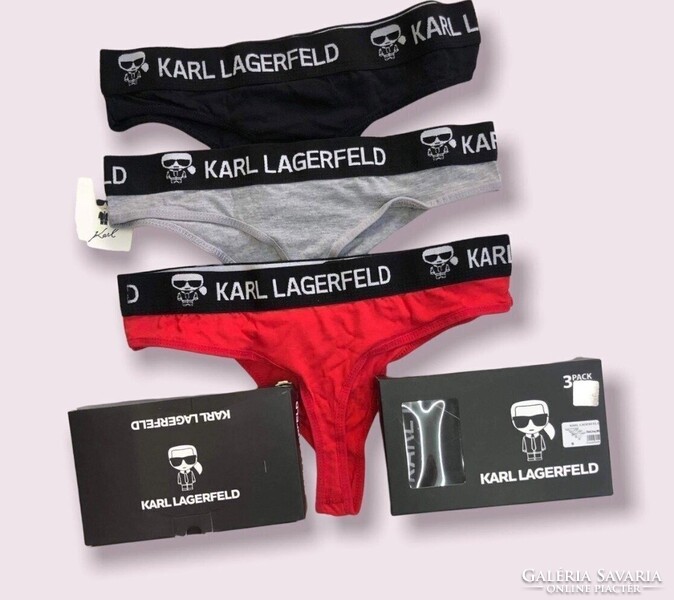 KARL LAGERFELD női alsó,bugyi,S.,3 darabos csomag