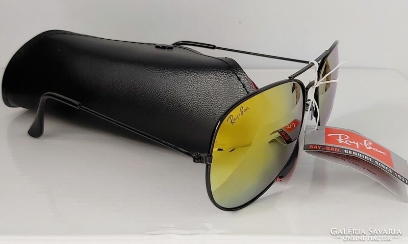 RAY BAN AVIATOR NAPSZEMÜVEG TOKKAL, KENDŐVEL,ÚJ!