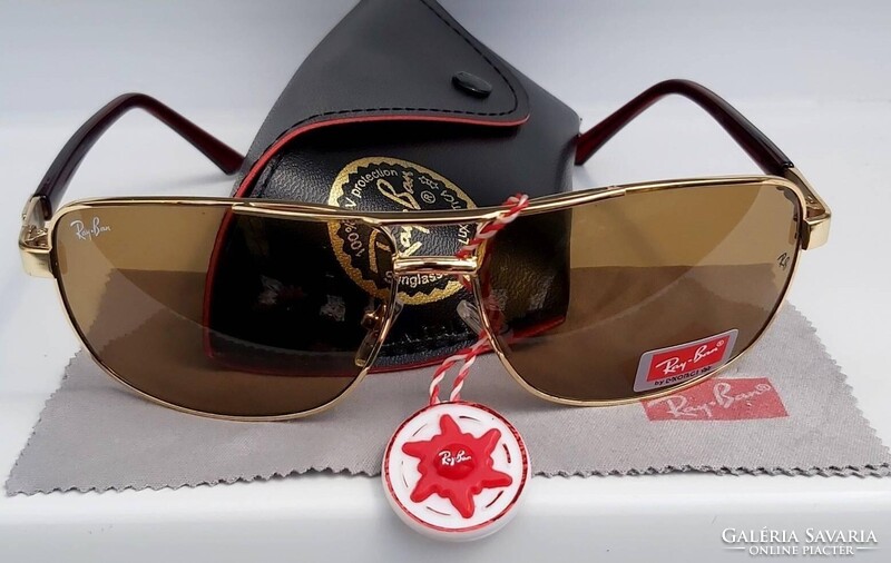 RAY BAN NAPSZEMÜVEG TOKKAL, KENDŐVEL,ÚJ!