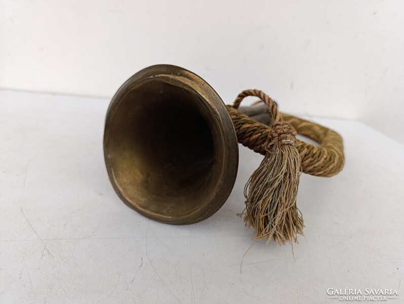 Antik trombita sárgaréz réz rézfúvós hangszer katona militari 620 1631