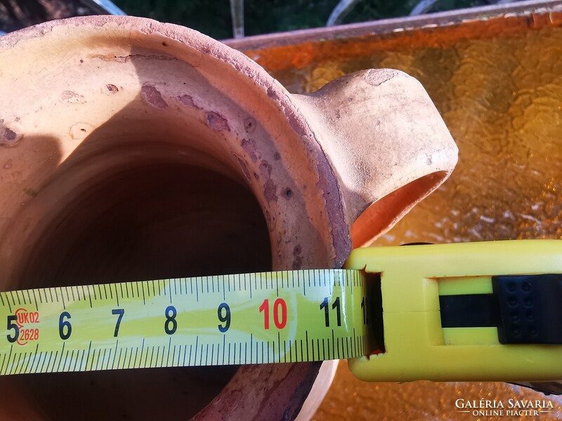 ANTIK VIRÁGOS MEZŐTÚRI KÖCSÖG, 22 cm, O