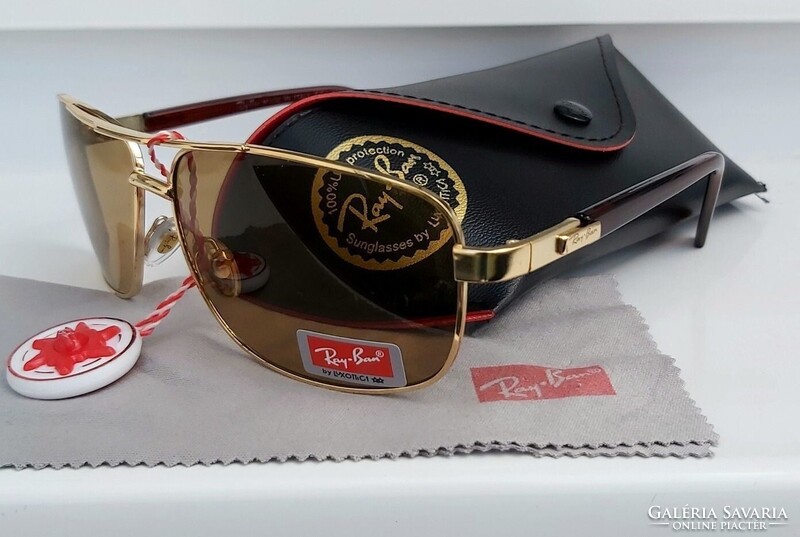 RAY BAN NAPSZEMÜVEG TOKKAL, KENDŐVEL,ÚJ!