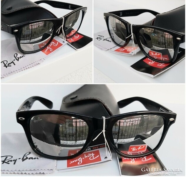 RAY BAN NAPSZEMÜVEG TOKKAL, KENDŐVEL,ÚJ!