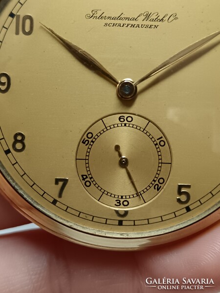 1922 IWC Schaffhausen 14K Arany Zsebóra GYÖNYÖRŰ ÁLLAPOTBAN SZÉPEN JÁR!!!