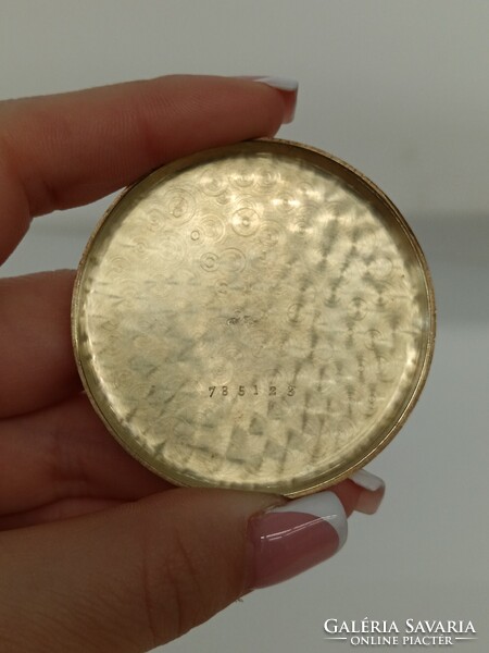 1922 IWC Schaffhausen 14K Arany Zsebóra GYÖNYÖRŰ ÁLLAPOTBAN SZÉPEN JÁR!!!