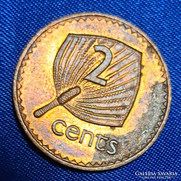 1987. FIJI FIDZSI SZIGETEK 2 Cent (614)