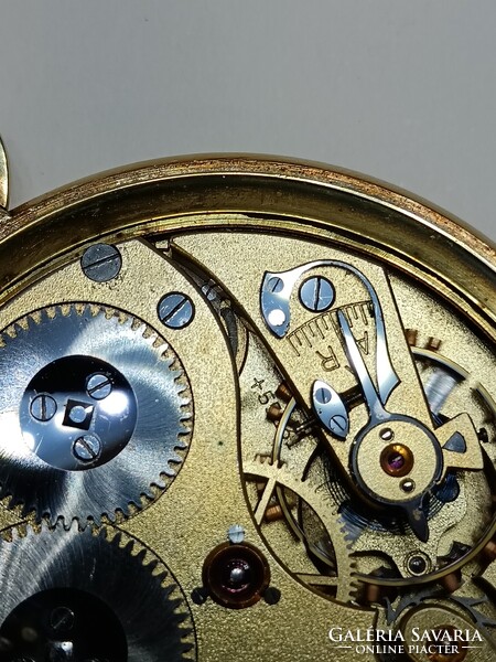 1922 IWC Schaffhausen 14K Arany Zsebóra GYÖNYÖRŰ ÁLLAPOTBAN SZÉPEN JÁR!!!
