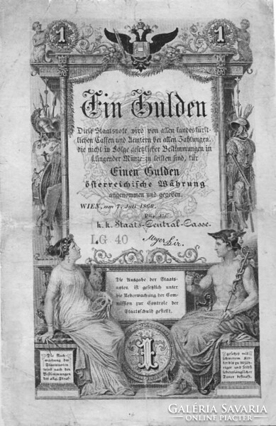 1 forint / gulden 1866 Restaurált 2.