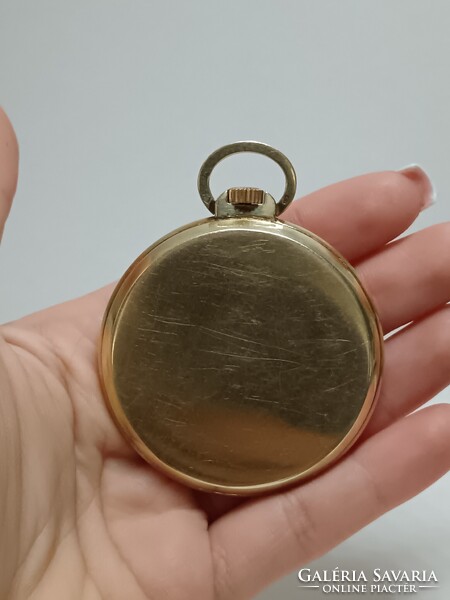 1922 IWC Schaffhausen 14K Arany Zsebóra GYÖNYÖRŰ ÁLLAPOTBAN SZÉPEN JÁR!!!