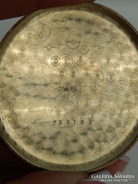 1922 IWC Schaffhausen 14K Arany Zsebóra GYÖNYÖRŰ ÁLLAPOTBAN SZÉPEN JÁR!!!