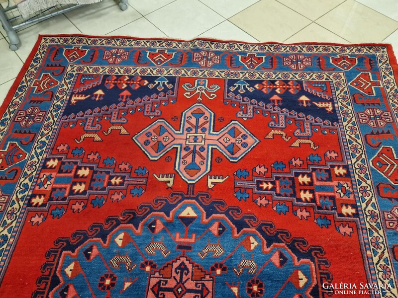 Iráni viss-hamadan 215x320 kézi csomózású gyapjú perzsa szőnyeg FF120