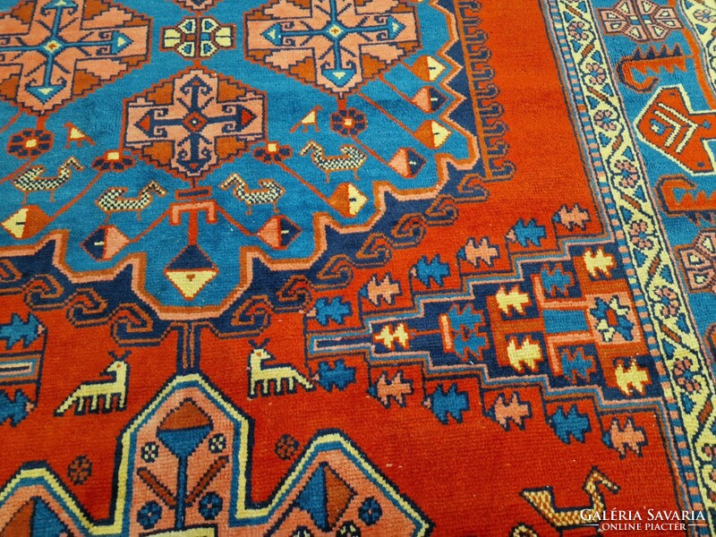 Iráni viss-hamadan 215x320 kézi csomózású gyapjú perzsa szőnyeg FF120