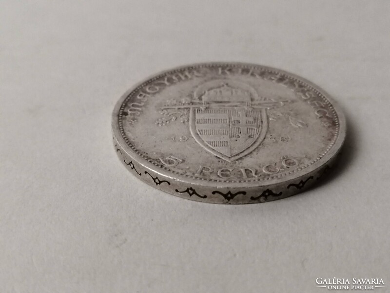 SZENT ISTVÁN 5 PENGŐ 1938