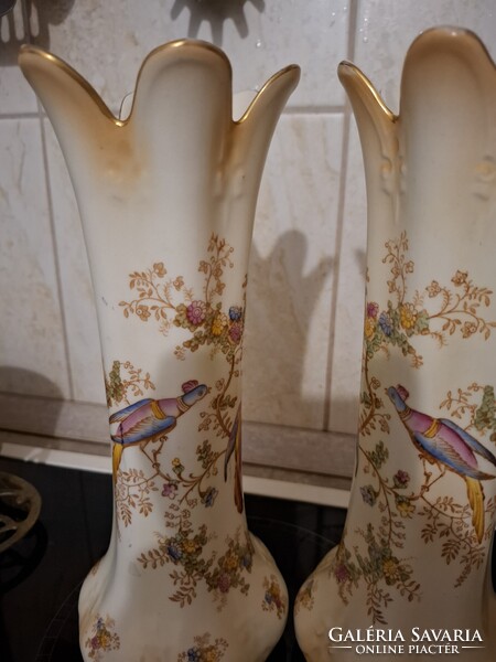 2 db vintage Crown Ducal angol porcelán váza