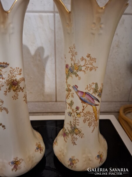 2 db vintage Crown Ducal angol porcelán váza