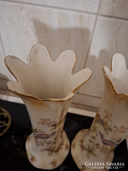 2 db vintage Crown Ducal angol porcelán váza