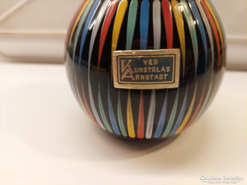 Retró Kunstglas Arnstadt vázácska