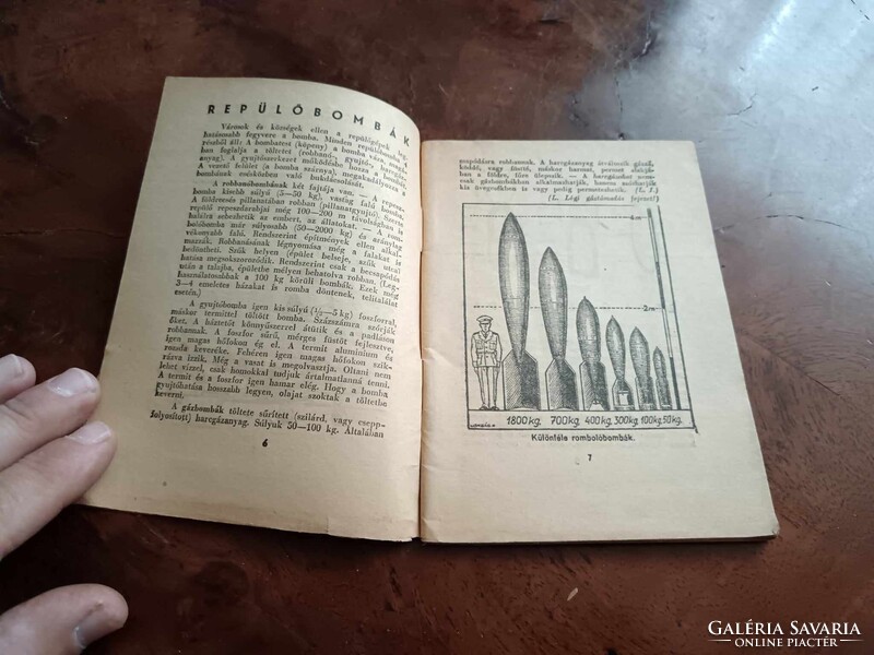 Légoltalmi ABC 1939-ből, jó állapotban