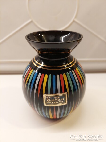 Retró Kunstglas Arnstadt vázácska
