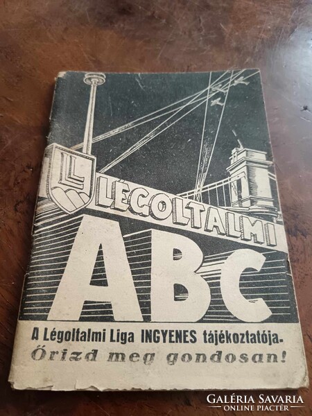 Légoltalmi ABC 1939-ből, jó állapotban