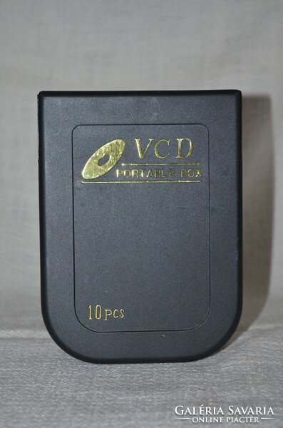 Retro VCD video cd tartó doboz a 90 es évekből  ( DBZ 00124 )