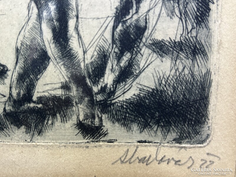 Aba Novák Vilmos (1894-1941) Fürdőző aktok
