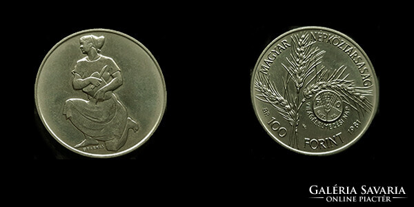 100 forint 1981 UNC Az Egyesült Nemzetek Élelmezésügyi és Mezőgazdasági Szervezete - FAO