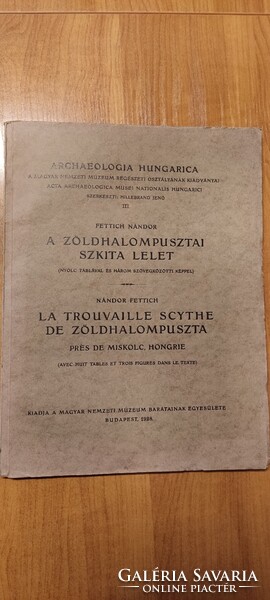 A zöldhalompusztai szkita lelet