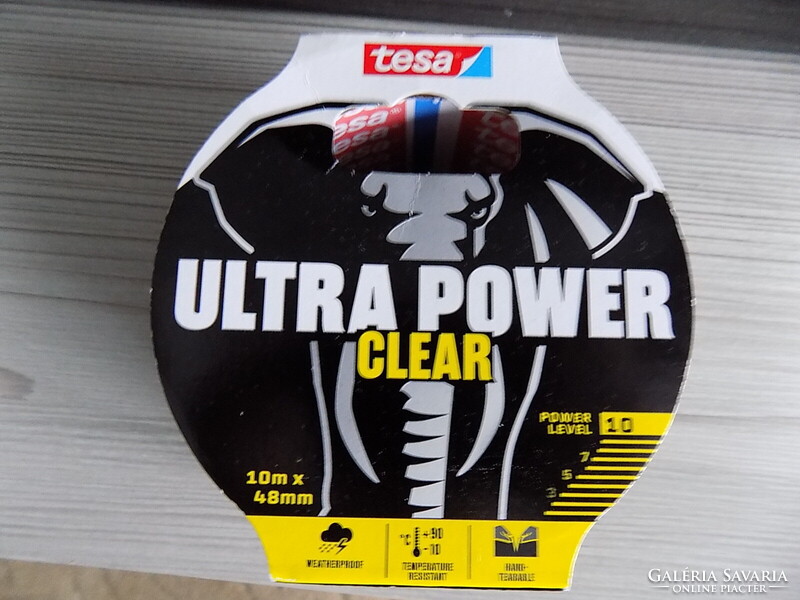 Vadonatúj TESA Ultra Power Clear szövetszalag, féláron