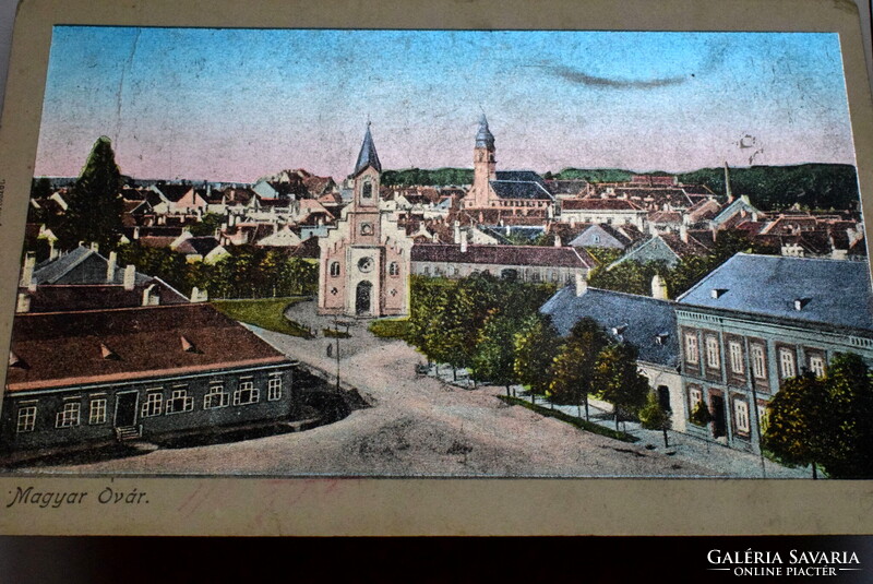 Magyaróvár / Mosonmagyaróvár -  különleges nyomtatású antik lap