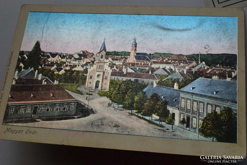 Magyaróvár / Mosonmagyaróvár -  különleges nyomtatású antik lap