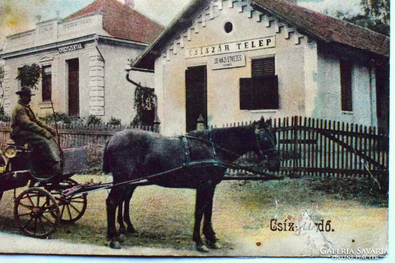 Csízfürdő -Ilona lak ,  Csiszár telep , gyógyszertár   Fogel Mór kiadása, Miskolcz-Csíz 1904