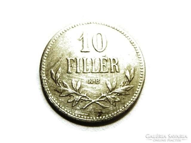 Nikkel 10 fillér 1915 Ferenc József