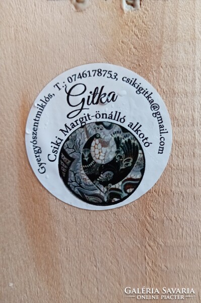 Csiki Margit - Madaras kép