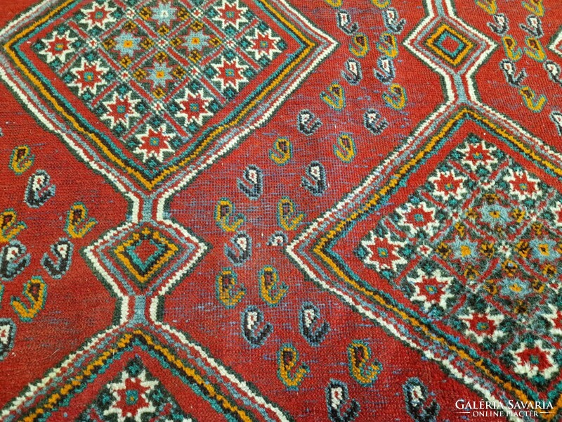 Hamadan motívumos 197x290 kézi gyapjú perzsa szőnyeg BFZ813