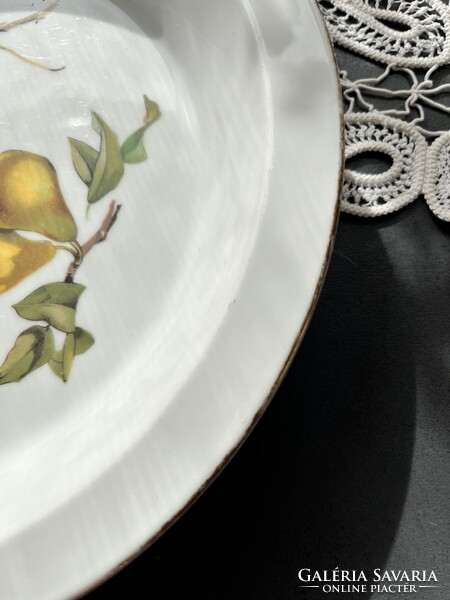 Gyönyörű angol Royal Worcester Evesham sütőtál, pite sütő, torta sütő